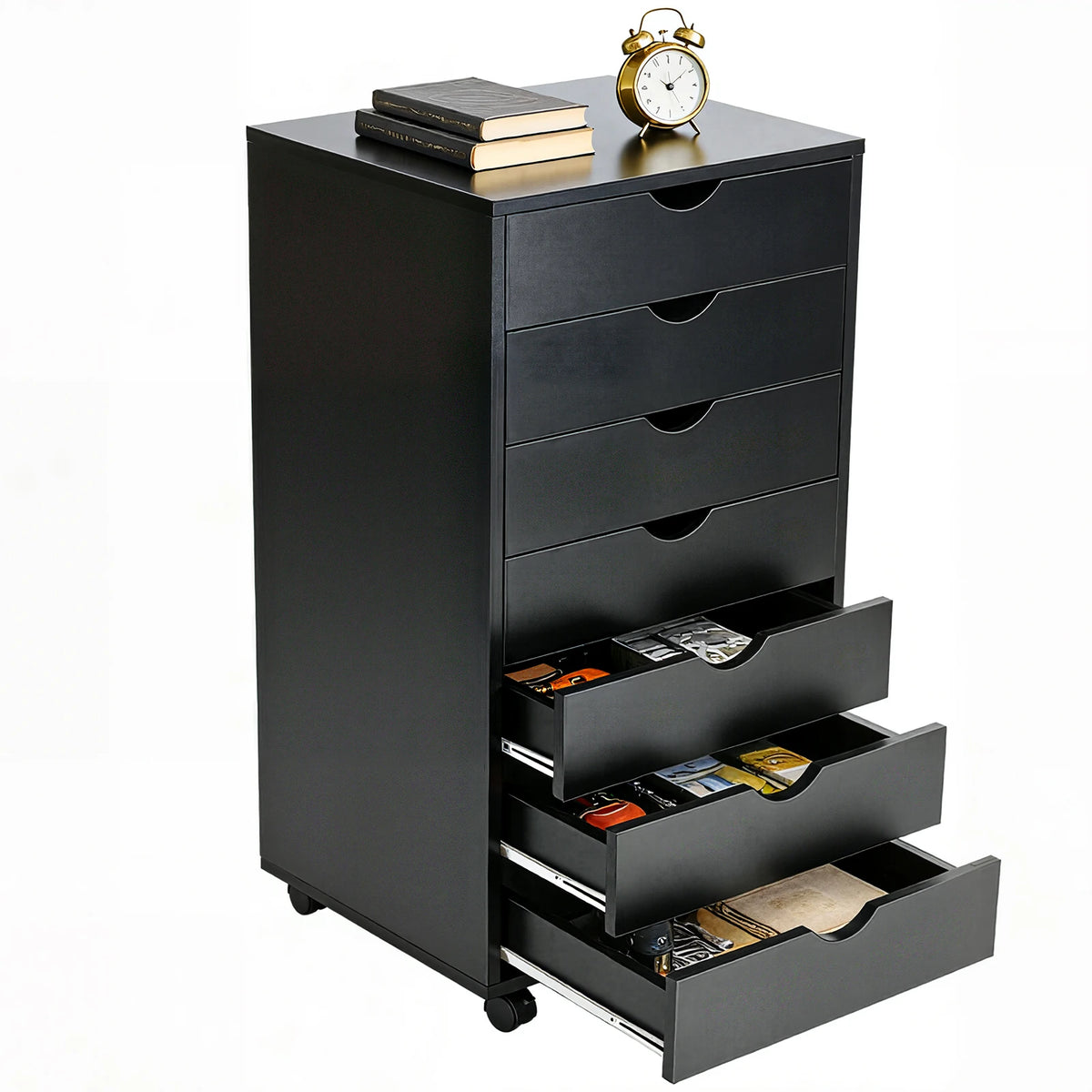 MCQ Wood Living Room Cabinet With File And Printer Storage