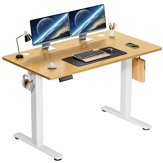 JHK Electric Height Adjustable Standing Desk for Home Office Workstations