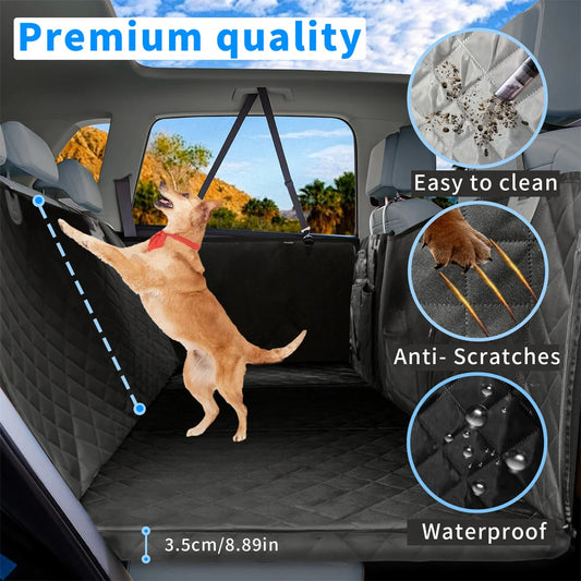 BINGOPAW Waterproof Dog Car Seat Cover Hammock for Travel
