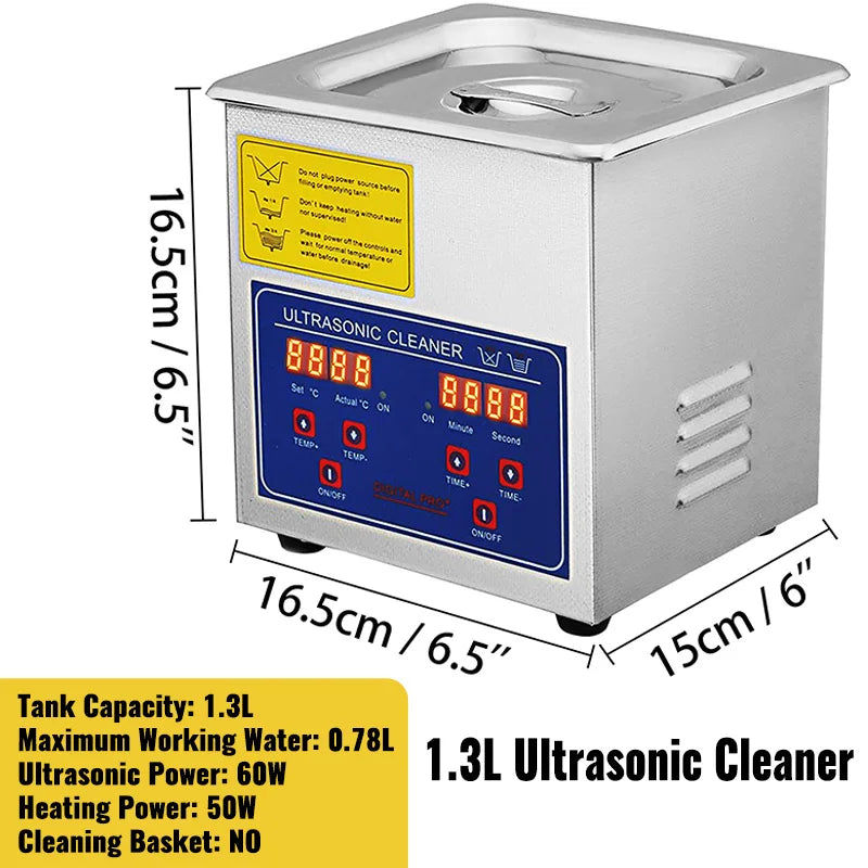 SucceBuy Portable Ultrasonic Cleaner for Household Cleaning Appliances