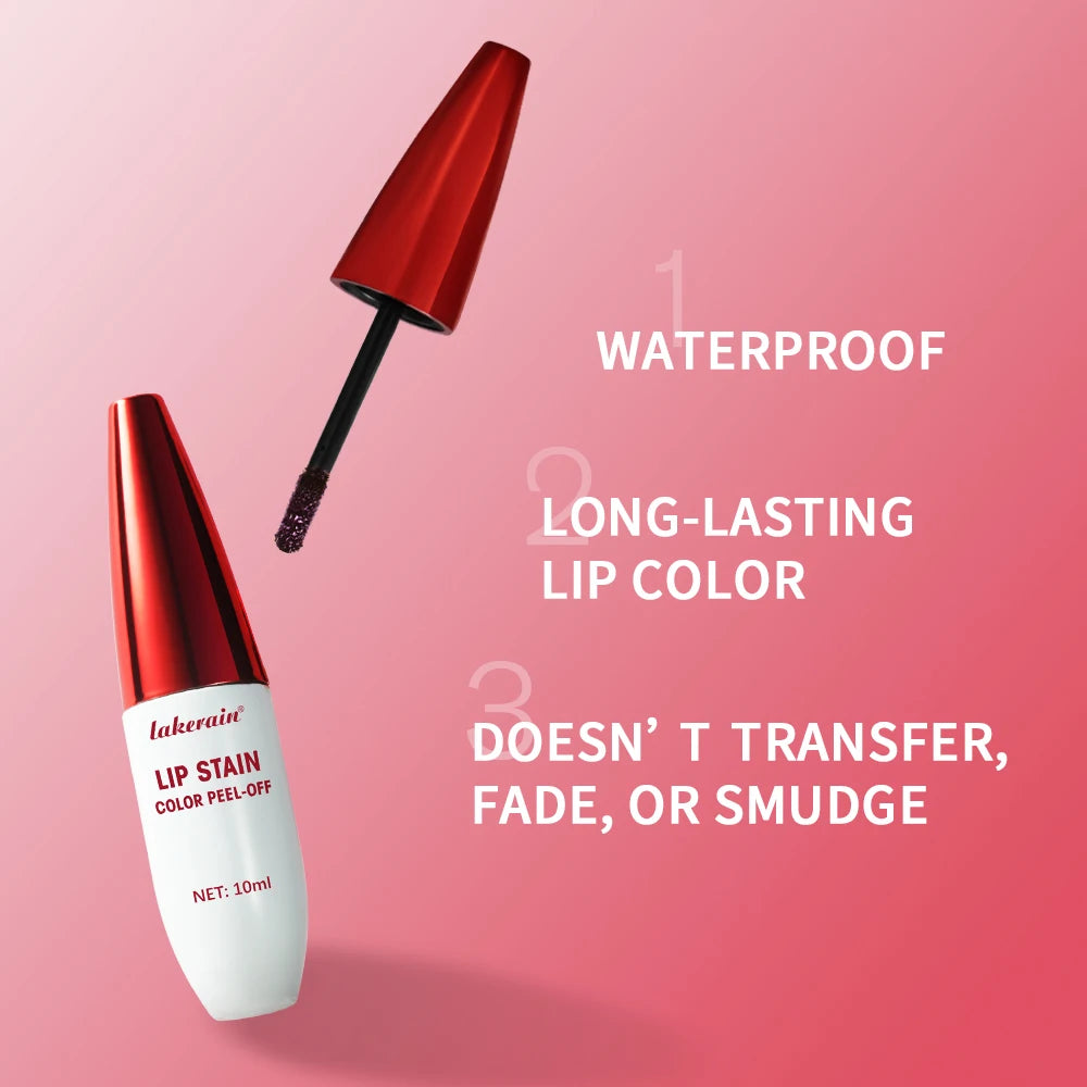 Peel Off Long Lasting Waterproof Lip Stain Tattoo Tint
