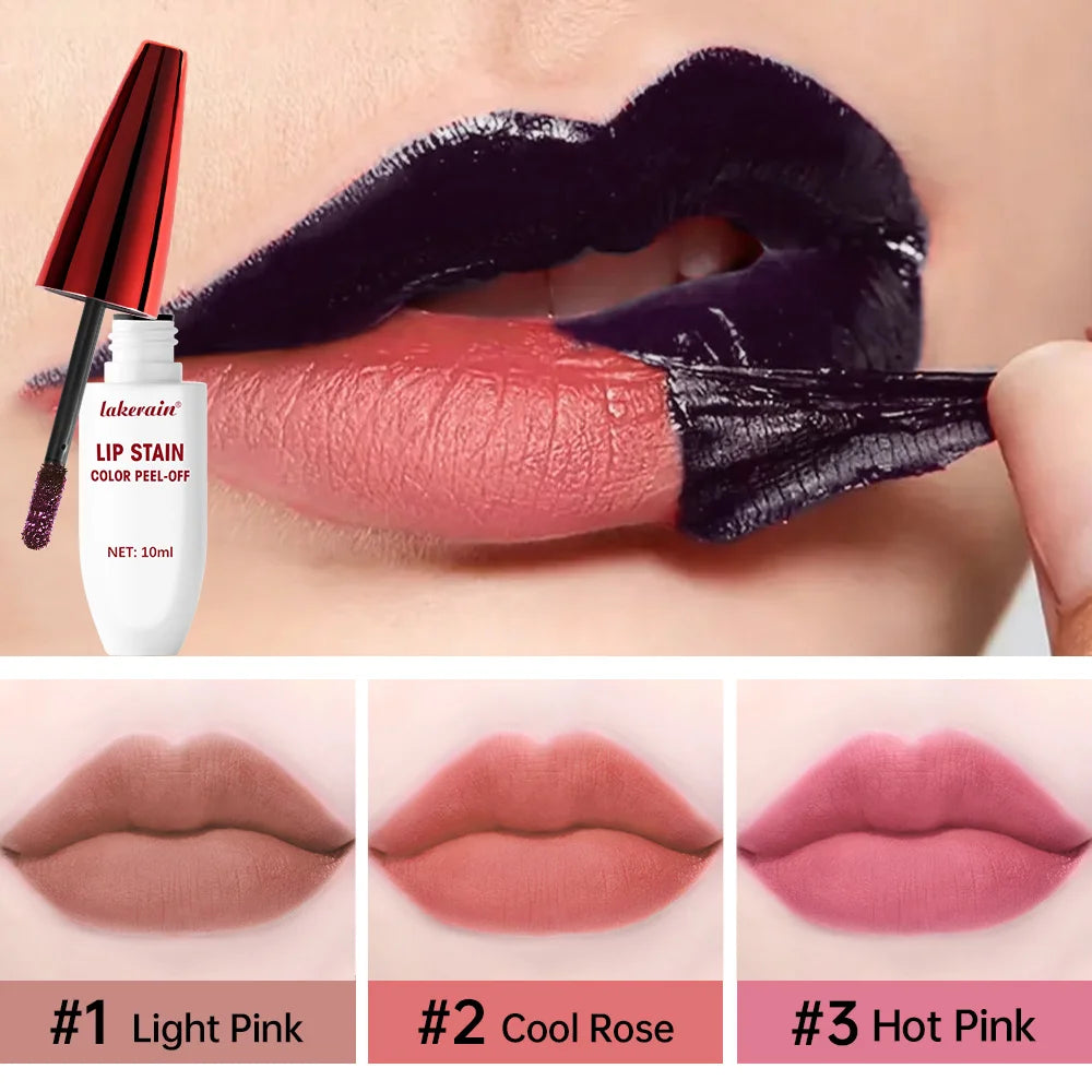 Peel Off Long Lasting Waterproof Lip Stain Tattoo Tint