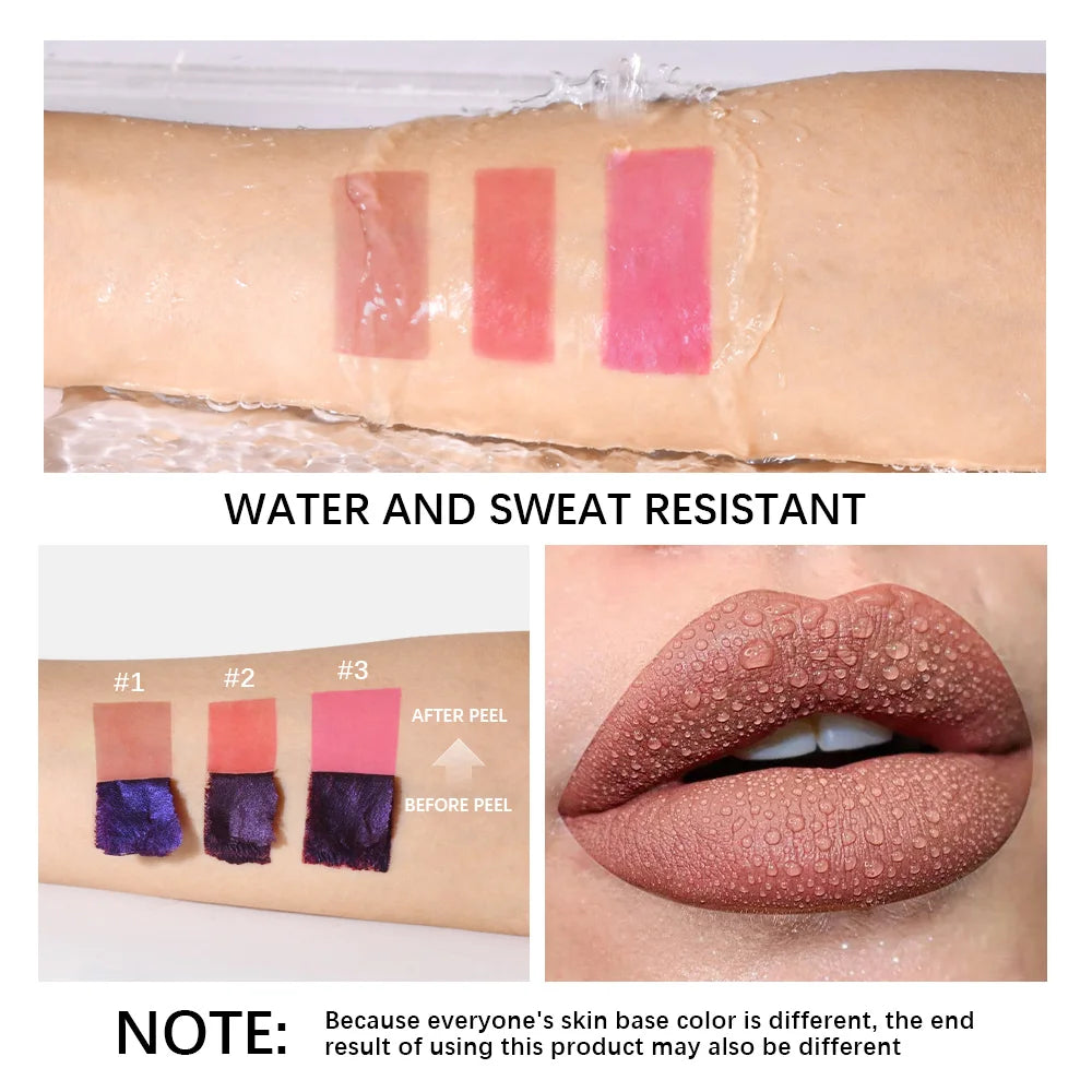 Peel Off Long Lasting Waterproof Lip Stain Tattoo Tint