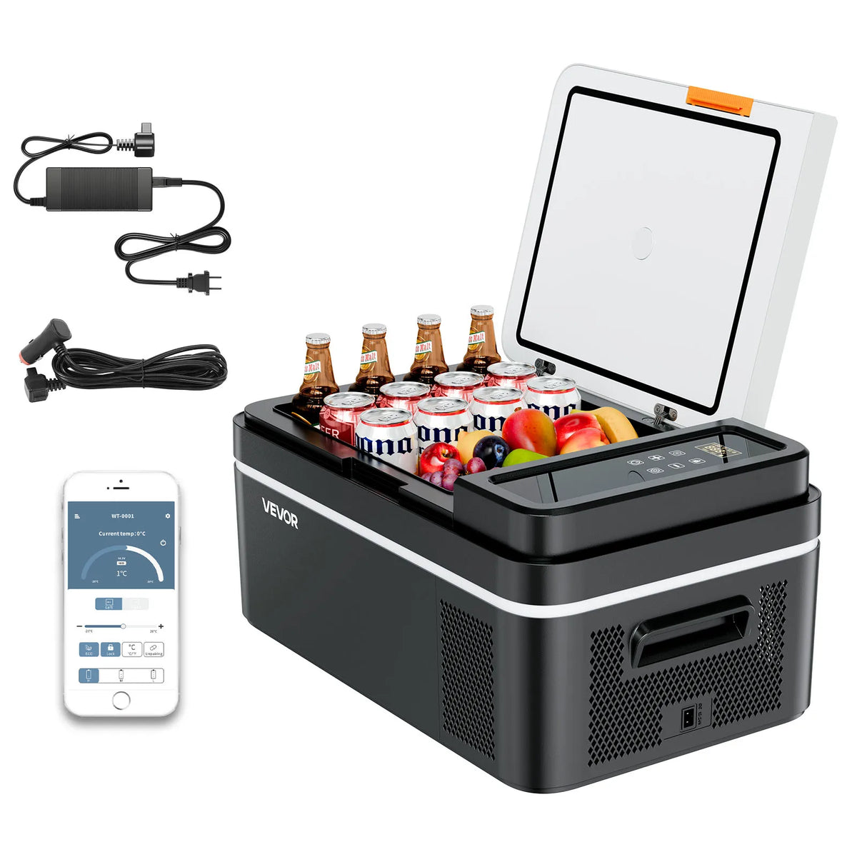 SucceBuy Portable Compressor Car Refrigerator And Freezer