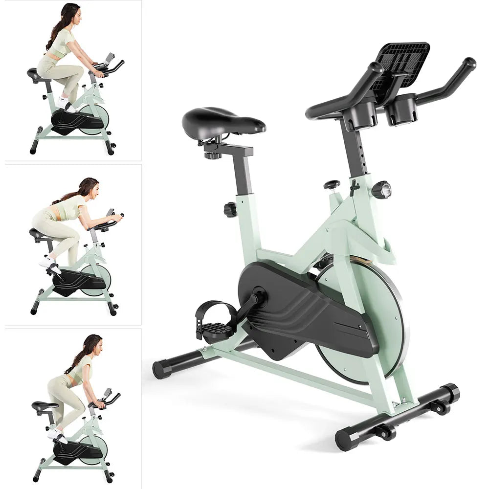 LACUFFY Magnetic Resistance Exercise Bike With 32 Resistance Levels
