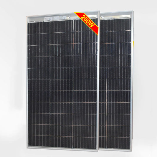 EASYSUNNSOLAR Double Sided Transparent Solar Panel for RVs and Boats