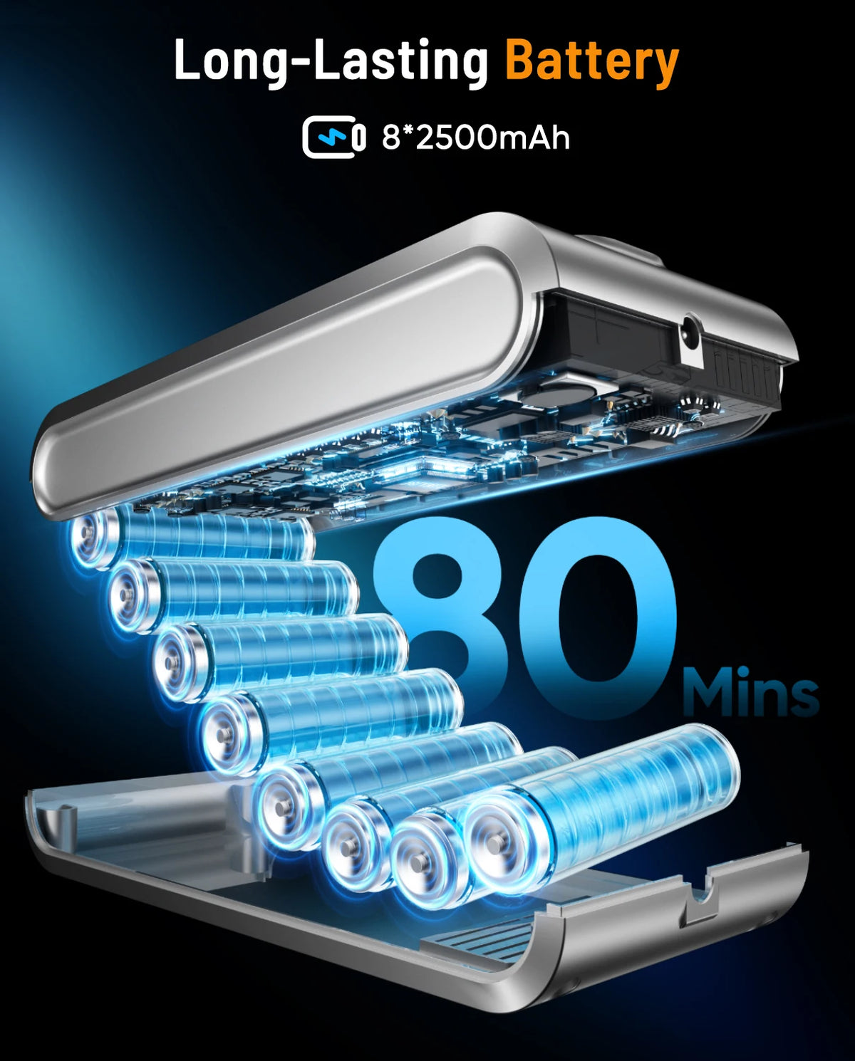 VAKERR Cordless Vacuum Cleaner With Powerful Suction And HEPA Filtration