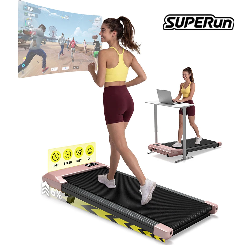 Superun Portable Walking Pad Treadmill for Home and Office