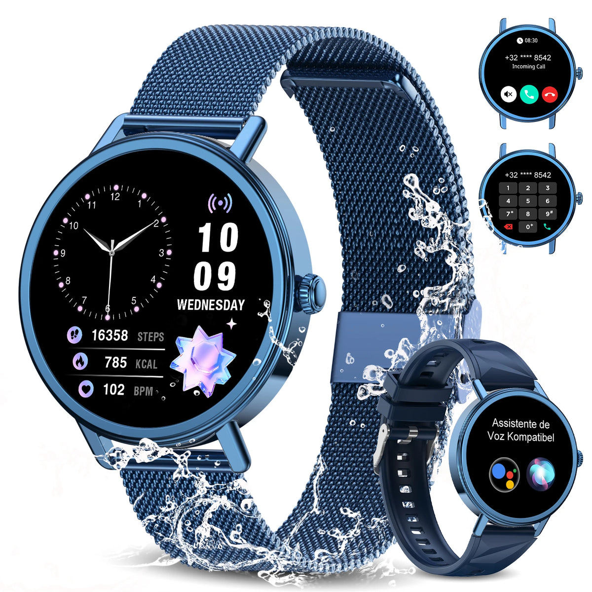 BLACKVIEW Smartwatch for Women with Fitness and Heart Rate Tracking