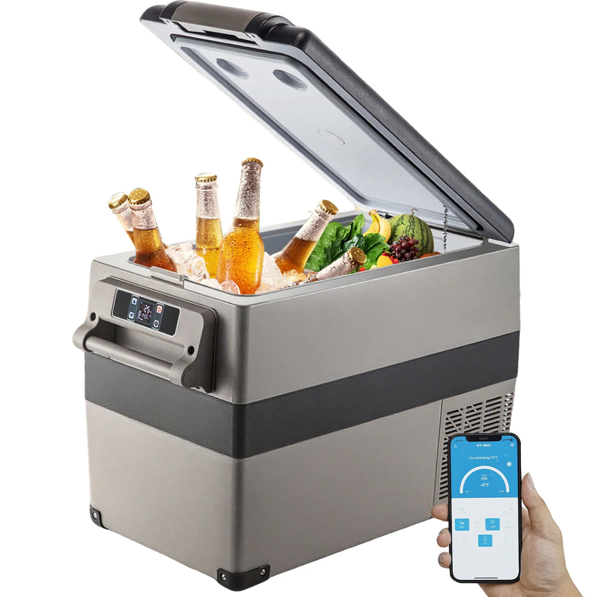 SucceBuy Portable Compressor Car Refrigerator And Freezer