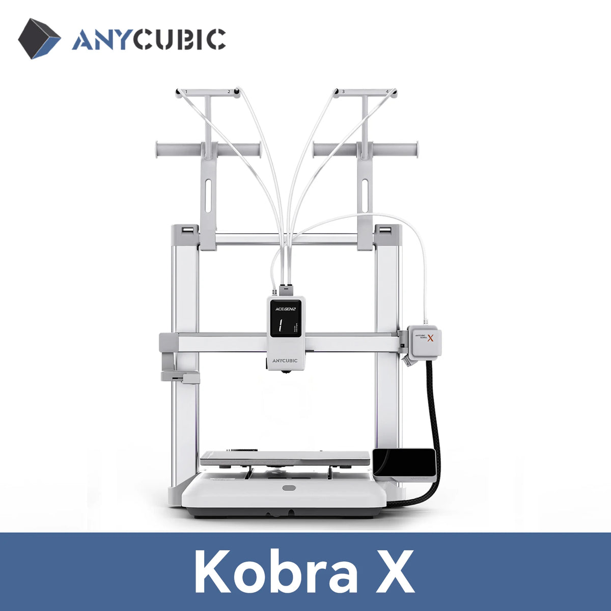 ANYCUBIC Kobra X Multi Material High Speed 3D Printer AI Assistance