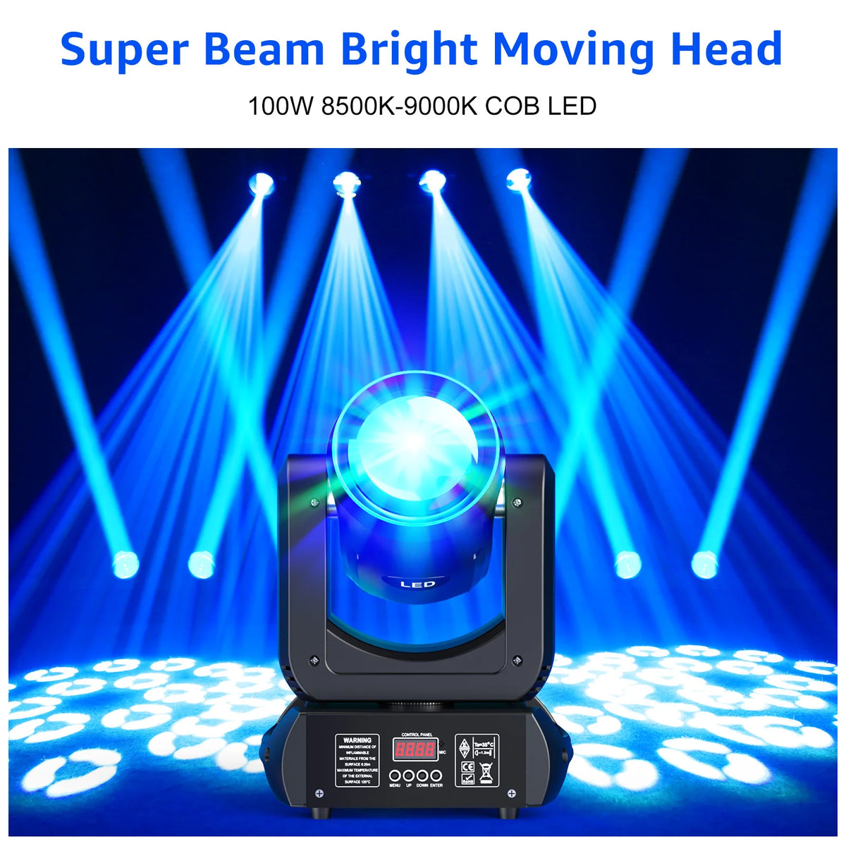 U'King Beam Moving Head Lights With Prism And Gobo Effects