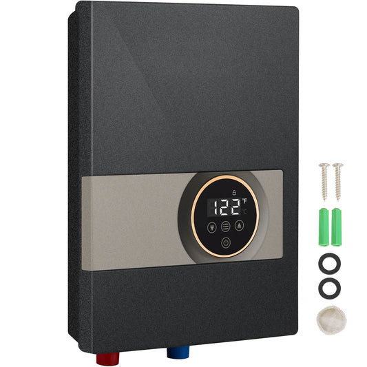 SucceBuy Instant Electric Water Heater With Digital Temperature Display